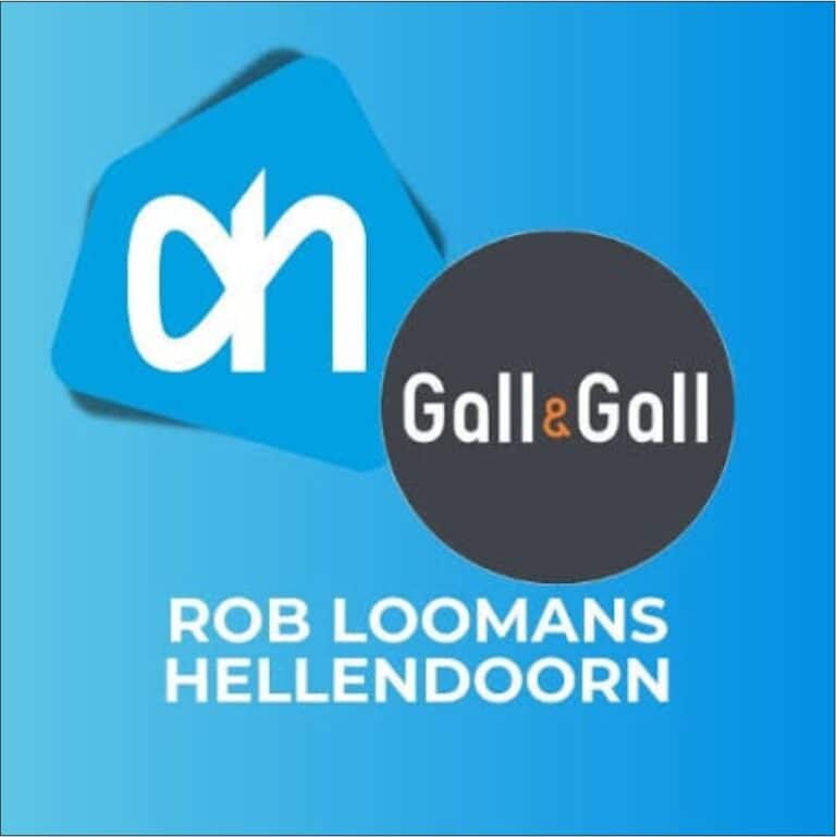 Logo Albert Heijn en Gall & Gall Rob Loomans Hellendoorn